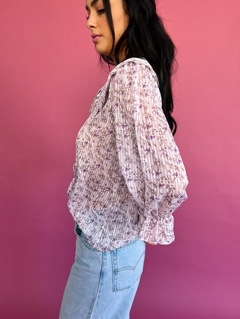 Forget Me Not Top// Lilac